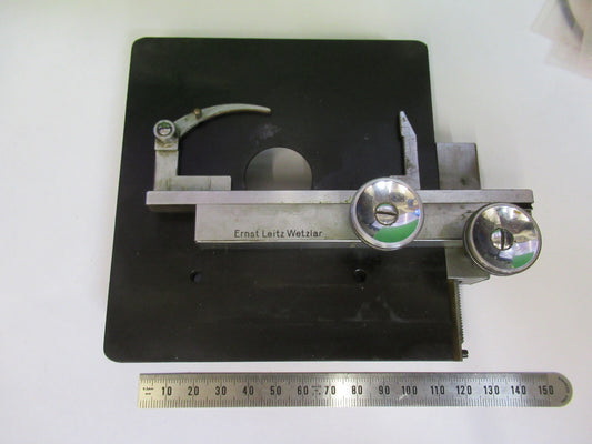 Ernst Leitz Wetzlar Stage Table Metal Xy Microscope Part