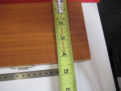 EMPTY WOODEN BOX BRUEL KJAER DENMARK MAHOGANY CASE ACCELEROMETER AS IS  Q2-128