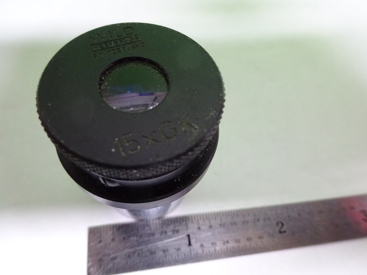 Microscope Part Eyepiece Wild Swiss 15xGK Optics