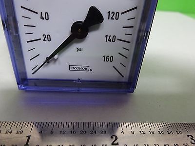 CONTROL SYSTEMS PRESSURE DISPLAY DIAL NOSHOK 160 PSI AS IS BIN#72-83