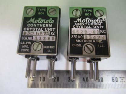 ANTIQUE MOTOROLA QUARTZ CRYSTAL FREQUENCY CONTROL RADIO AS PICTURED T6-B-40