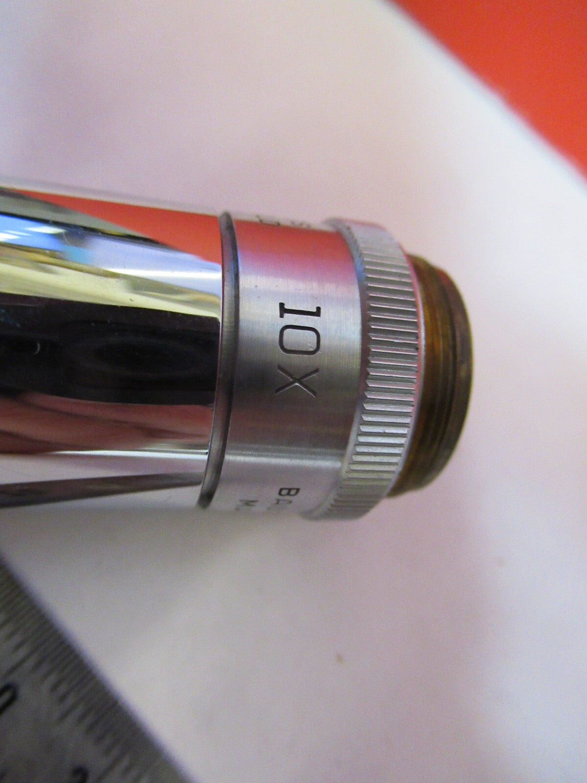 Industrial Bausch & Lomb 10X Lens Objective Microscope