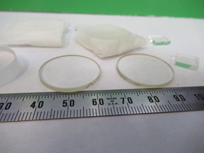 LOT OPTICAL GLASS LENSES ASSORTED LASER OPTICS NICE AS PICTURED U8-A-130