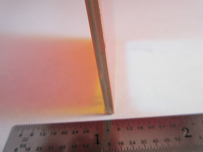OPTICAL WEIRD FILTER ORANGE LASEROPTIK BIN#3K-50 ii