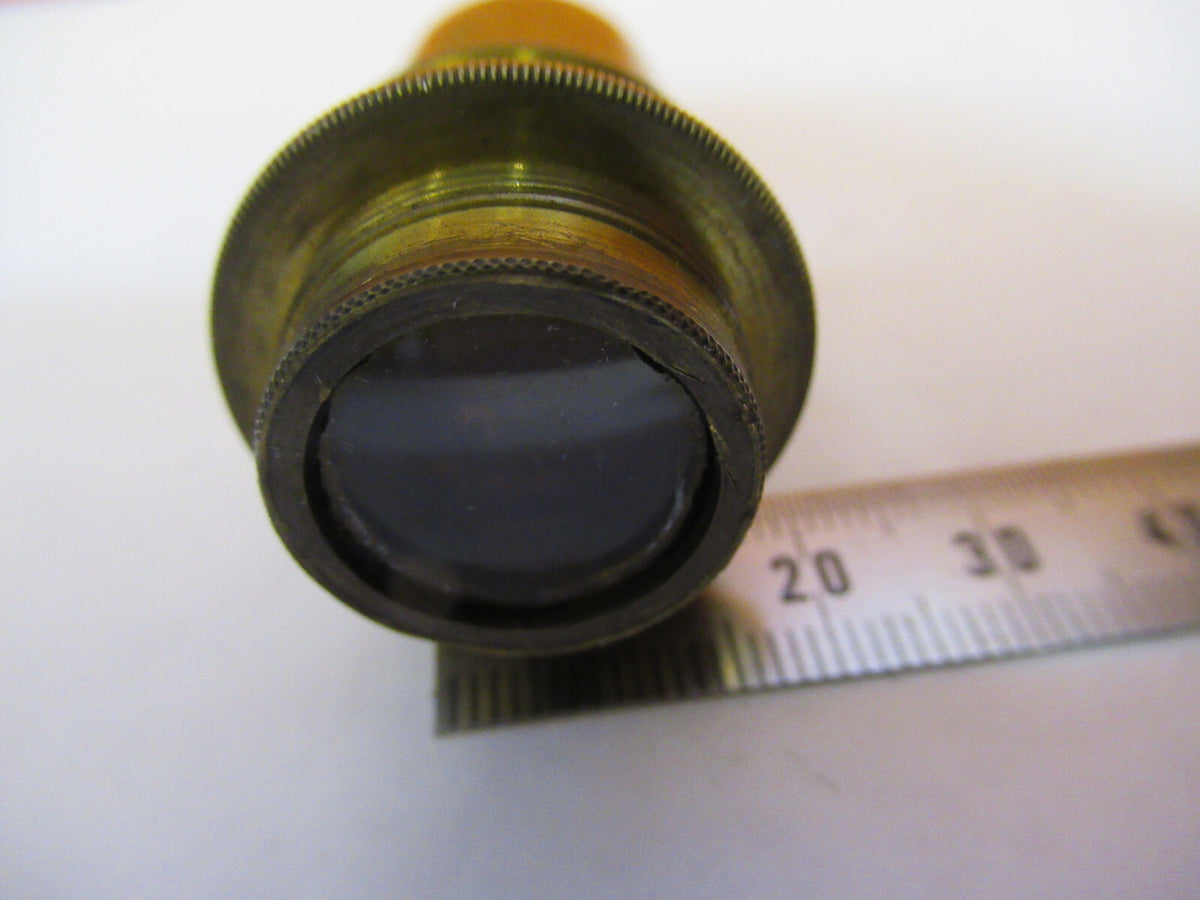 ANTIQUE SWIFT LONDON LENS BRASS OBJECTIVE MICROSCOPE AS PICTURED 47-FD-04