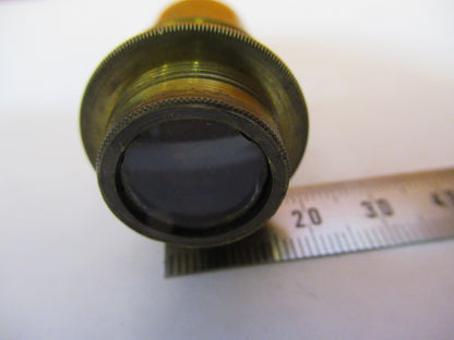 ANTIQUE SWIFT LONDON LENS BRASS OBJECTIVE MICROSCOPE AS PICTURED 47-FD-04