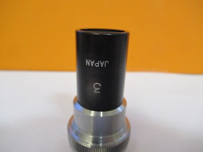 EPOI JAPAN 3X LWD OBJECTIVE LENS MICROSCOPE PART OPTICS AS PICTURED 85-B-98