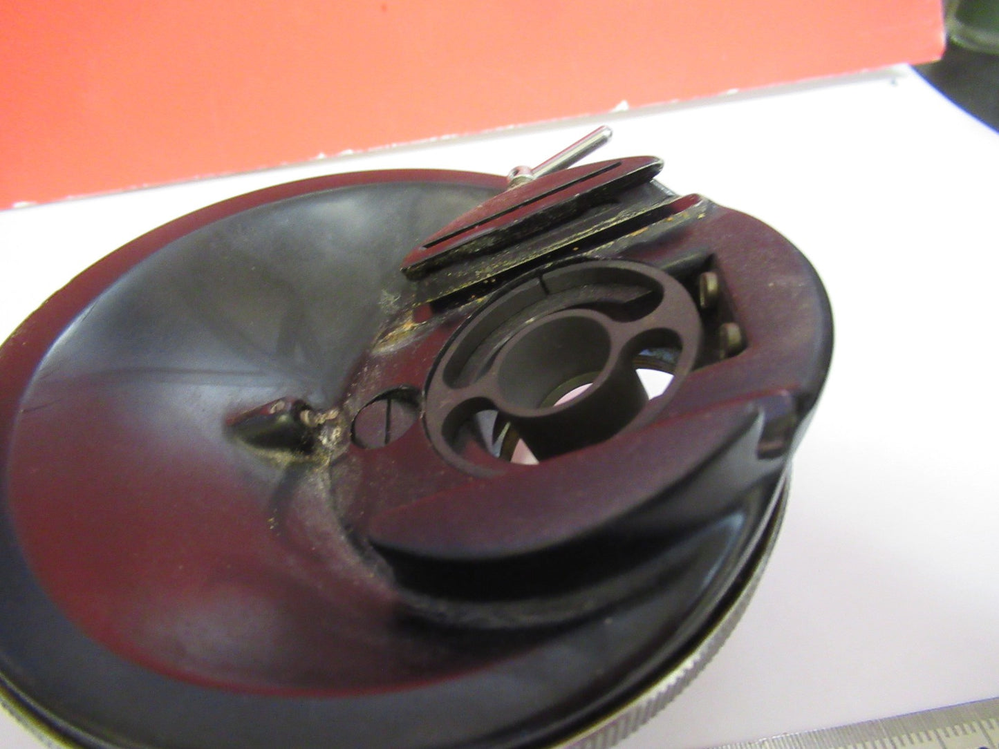 WILD SWISS HEERBRUGG NOSEPIECE EPI QUAD MICROSCOPE PART AS PICTURED V7-A-73