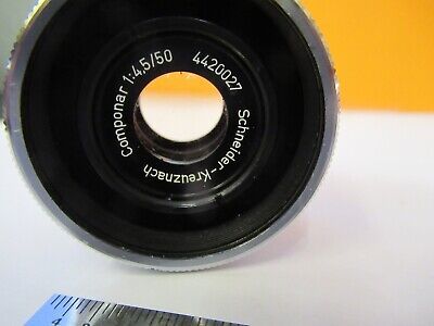 SCHNEIDER KREUZNACH GERMANY COMPONAR 1:4.5 LENS OPTICS &A9-A-10