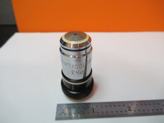 Carl Zeiss AG Germany Objective PH3 100X /160 Optics Microscope Part