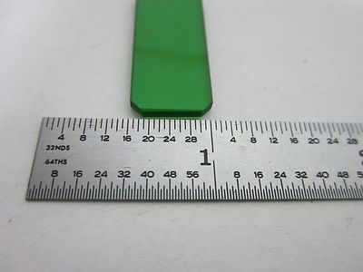 MICROSCOPE PART GREEN FILTER OPTICS AS IS BIN#M8-45