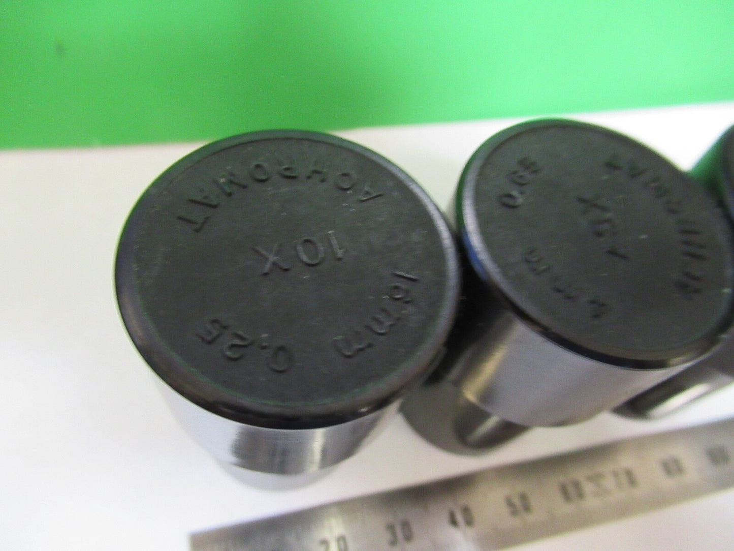 SPENCER AO EMPTY PLASTIC OBJECTIVE CANS MICROSCOPE PART AS PICTURED Z7-FT-72