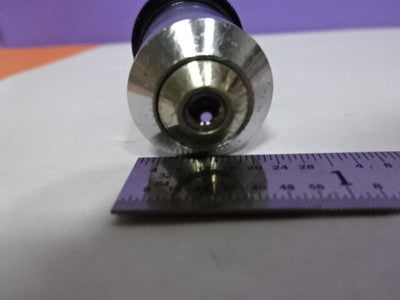 CHIPPED OBJECTIVE OLYMPUS M40 MICROSCOPE PART OPTICS AS PICTURED &Z6-05
