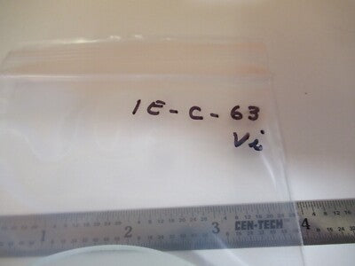 GLASS POLISH DULL STAGE TABLE SPECIMEN MICROSCOPE PART AS PICTURED &1E-C-63