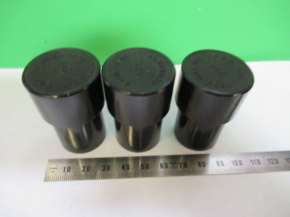 SPENCER AO EMPTY PLASTIC OBJECTIVE CANS MICROSCOPE PART AS PICTURED Z7-FT-72