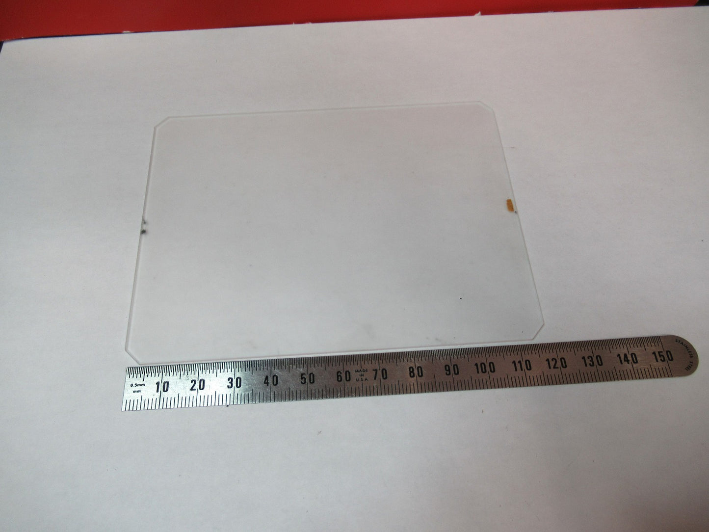 ANTIQUE SPENCER AO GLASS PLATE DIFFUSER MICROSCOPE PART AS PICTURED T7-A-62