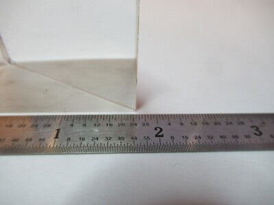 LARGE OPTICAL GLASS PRISM LASER OPTICS AS PICTURED &W8-A-34