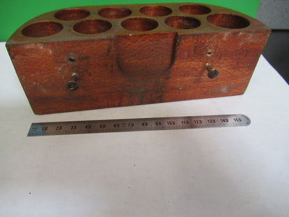 Spencer Lens Co. American Optical Co. Wood Carved for Cabinet Microscope Part