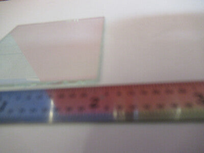 OPTICAL COATED HEAT ABSORBING GLASS PLATE  OPTICS AS PICTURED &B6-A-18