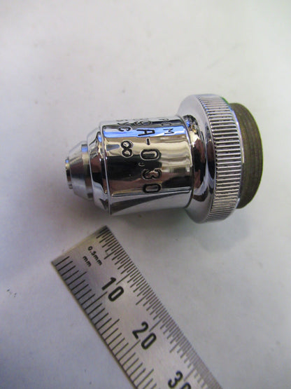 LOMO f-13,89 OBJECTIVE LENS MICROSCOPE PART AS PICTURED X9-B-71