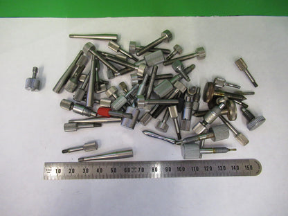 RARE LOT OF SCREWS FOR ZEISS WILD BAUSCH ETC MICROSCOPE PART AS PICTURED 82-A-50