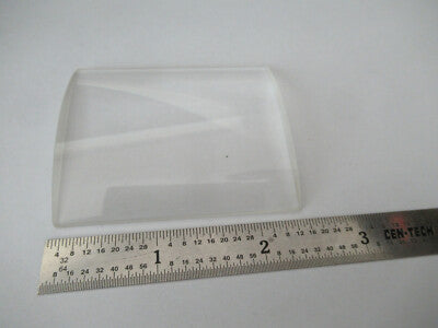 OPTICAL GLASS RECTANGULAR LENS 200mm FL LASER OPTICS AS PICTURED &4B-FT-17