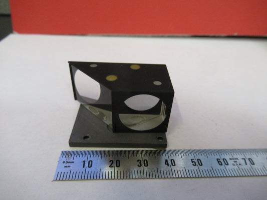 Ernst Leitz Wetzlar Germany Mounted Glass Prism Microscope Part