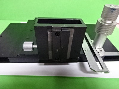 MICROSCOPE PART LEITZ GERMANY STAGE SPECIMEN TABLE MICROMETER ORTHOPLAN B#60