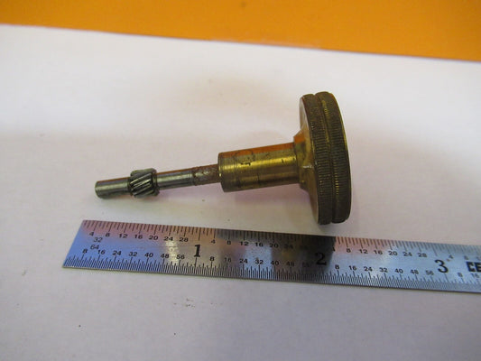 Antique Ernst Leitz Germany Brass Knob Microscope Part