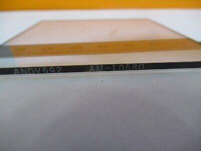 OPTICAL PLATE COATED BEAM SPLITTER LASER OPTICS AS PICTURED #P2-A-110