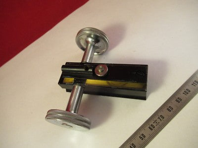 Ernst Leitz Wetzlar Germany Pol Stage Micrometer Microscope Part