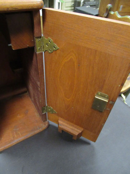 EMPTY WOOD CABINET for ANTIQUE KORITSKA MILANO MICROSCOPE PART AS PICTURED &LOB