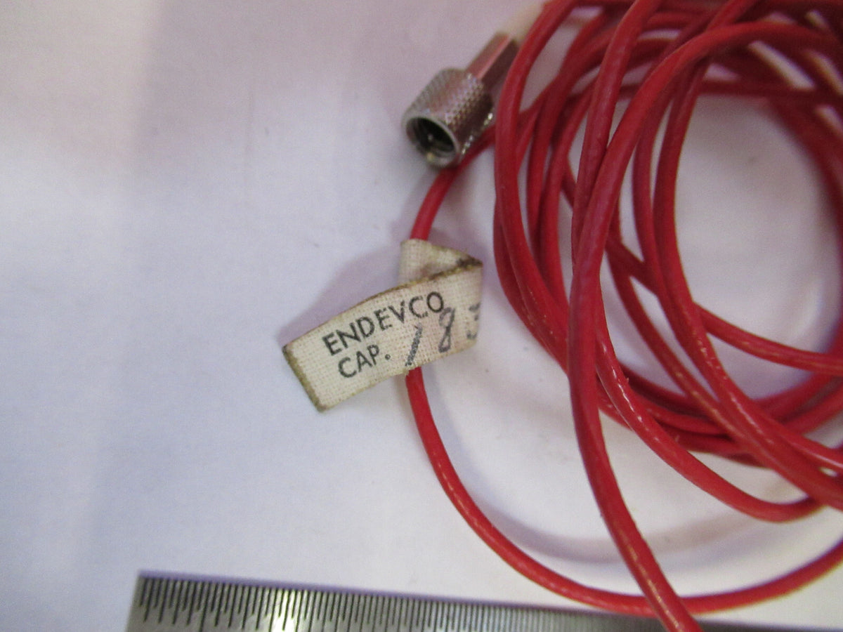 PCB PIEZOTRONICS ENDEVCO 2220 + CABLE ACCELEROMETER VIBRATION AS PICTURED X3-B66