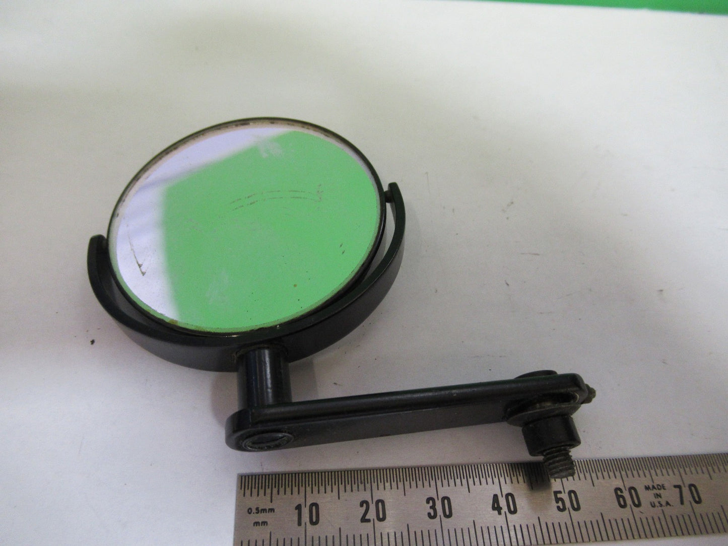 ANTIQUE SPENCER AO MIRROR ASSEMBLY OPTICS MICROSCOPE PART AS PICTURED T5-A-64