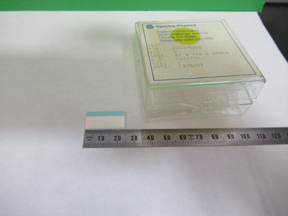 OPTICAL SPECTRA PHYSICS COATED PLATE LENS PHOTONICS OPTICS AS PICTURED T6-B-33