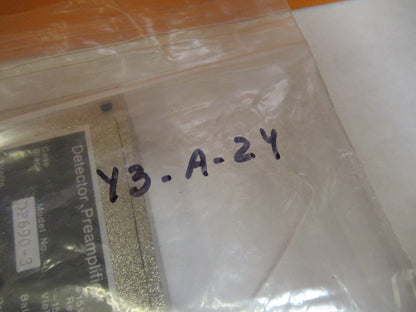 BARNES PREAMPLIFIER for CRYOGENIC INFRARED DETECTOR OPTICS AS PICTURED Y3-A-24