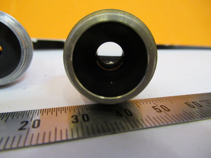 LOT CBS 43X 10X OBJECTIVE  LENS MICROSCOPE PART AS PICTURED Y1-A-68