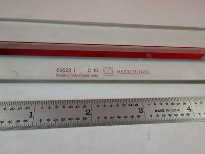 MICROSCOPE PART HEIDENHAIN GERMANY C10 RULER POSITIONING OPTICS AS IS B#M8-D-05