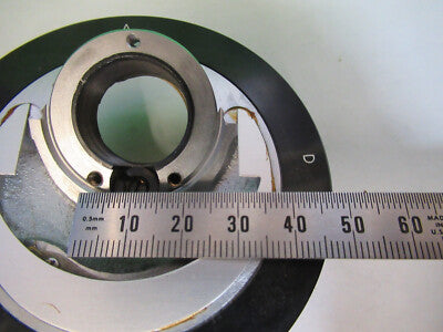 OLYMPUS JAPAN QUAD NOSEPIECE MICROSCOPE PART AS PICTURED #R7-B-69