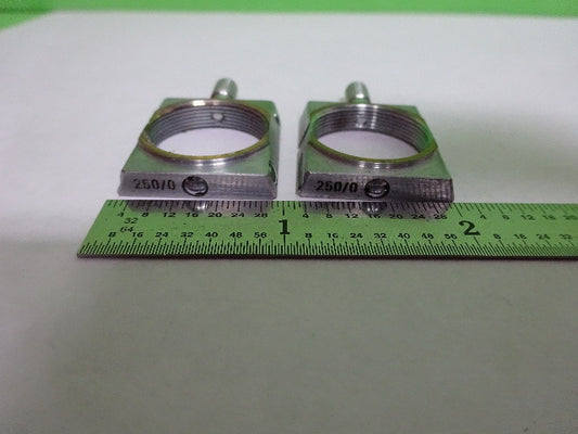 Microscope Part Reichert Austria Objective Brass Holders
