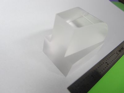 OPTISCHES PRISMASTÜCK KONVEX ?? + BESCHICHTUNG VON LASEROPTIKEN WIE ABGEBILDET BIN#36-19