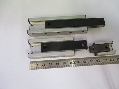 LOT 3 EA DELTRON POSITIONING LINEAR STAGE BALL BEARING AS PICTURED #P8-B-20