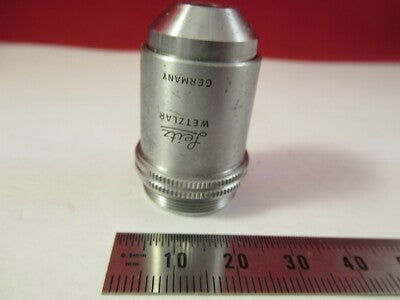 LEITZ GERMANY POL OBJECTIVE 10X /170 OPTICS MICROSCOPE PART AS PICTURED &8-A-77