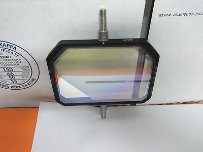 OPTICAL COATED MIRROR FILTER ROTATING MIL SPEC LASER OPTICS BIN#B5-D-92