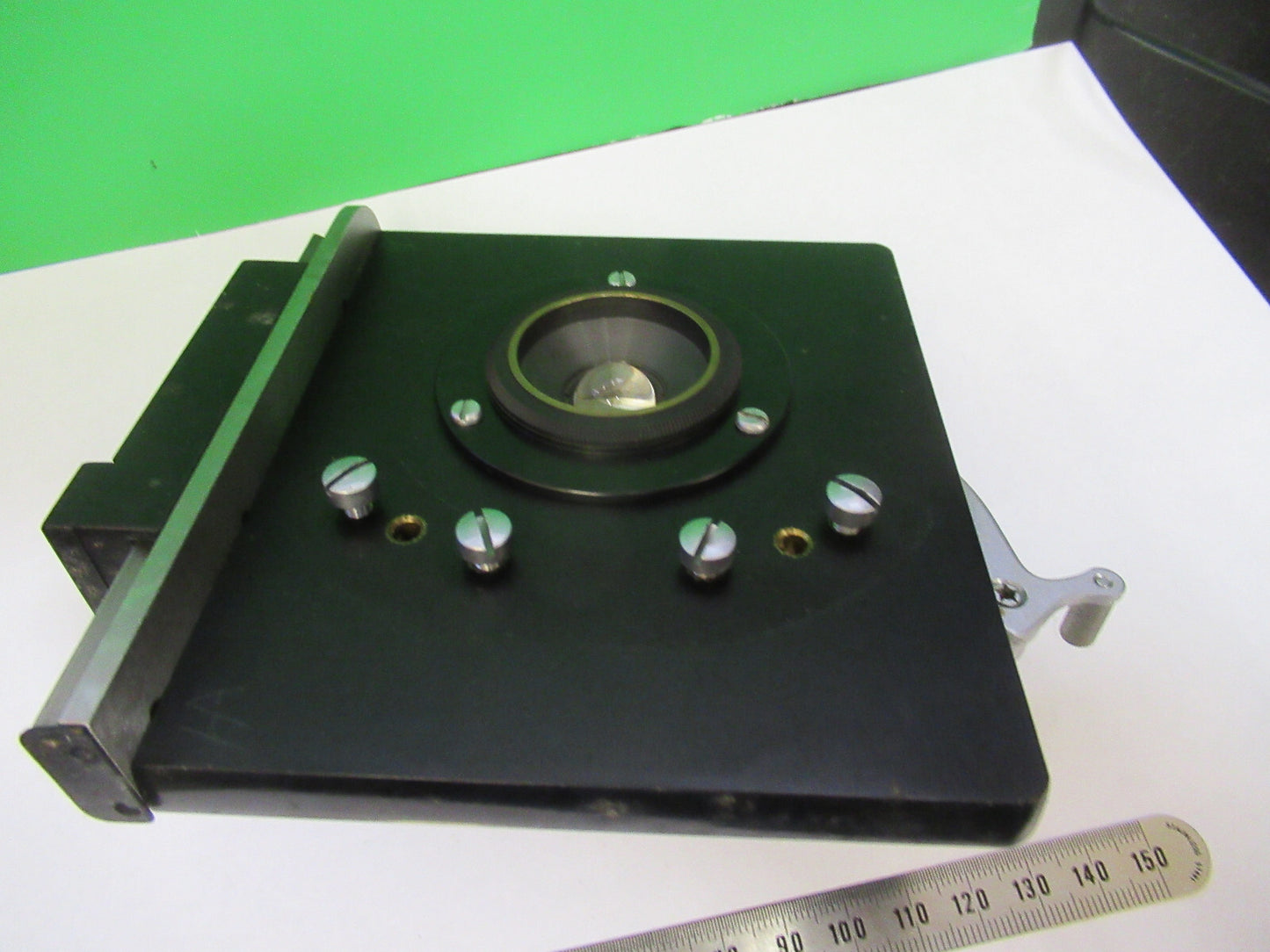 BAUSCH LOMB  STAGE TABLE XY MICROSCOPE PART OPTICS AS PICTURED &F3-B-60