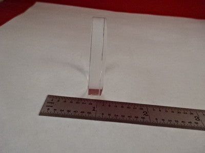 OPTICAL FLAT COHERENT FUSED SILICA 2.5" DIAMETER LASER OPTICS AS IS #80-15