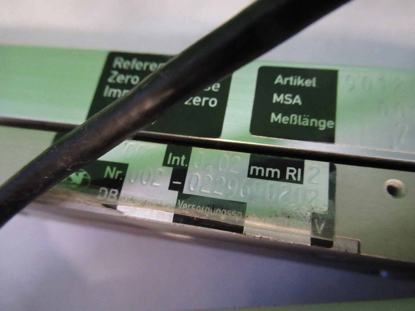 RSF GERMANY POSITIONING SENSOR STAGE MICROSCOPE PART AS PICTURED V8-B-36