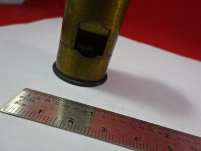 Antique Brass Portable Seeds Microscope Vintage Part AS IS
