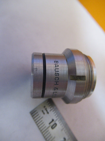 MICROSCOPE INDUSTRIAL OBJECTIVE BAUSCH LOMB 5X FLAT FIELD OPTICS AS IS Y3-A-93