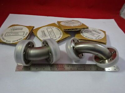 LOT 6 EA ULTRA HIGH VACUUM MDC CF FIXTURE ELBOW AS IS &86-106